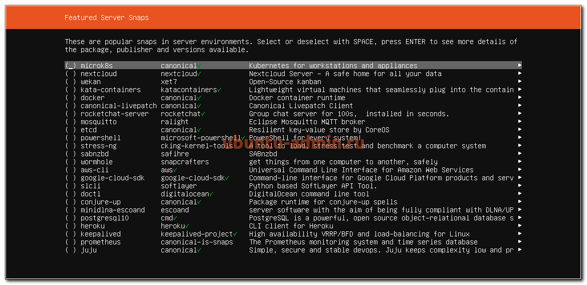 Отличия ubuntu server